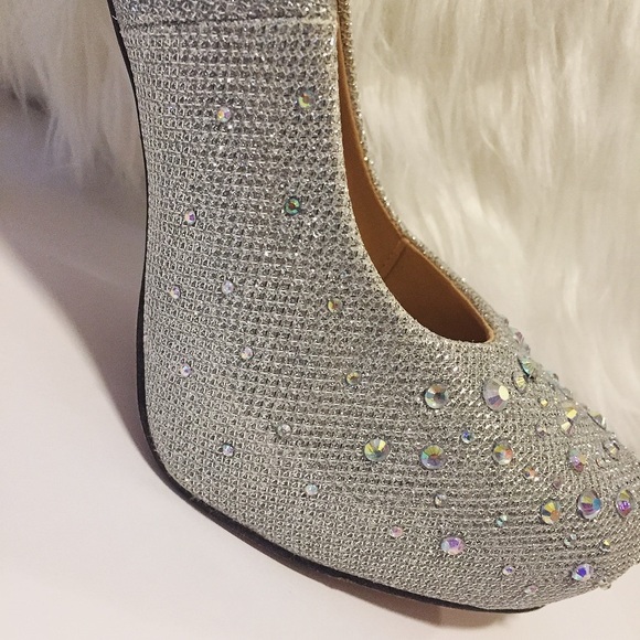Celeste Rhinestone Pumps 💎 - Picture 6 of 7